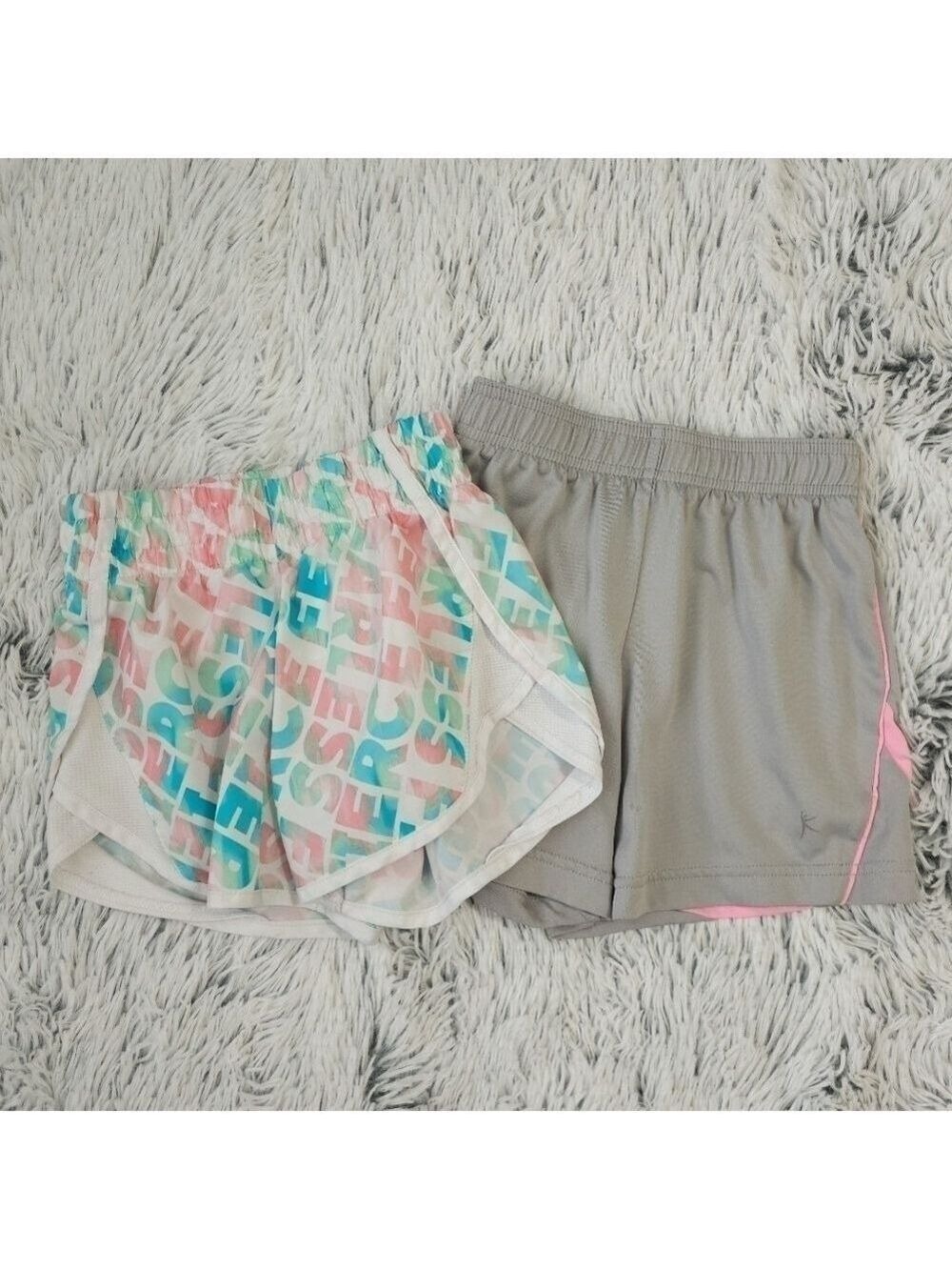 3 for $10 2 Pair Girl's Athletic Shorts size small (6/6x)